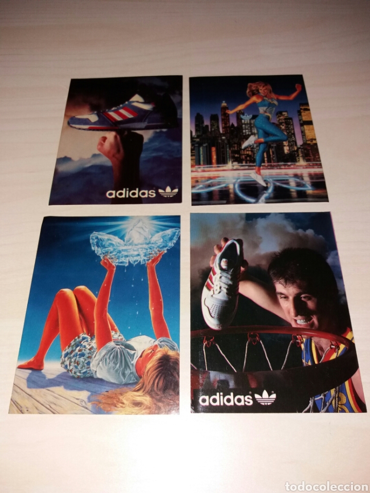 Pegatinas de colecci&oacute;n: Lote de antiguas pegatinas ADIDAS