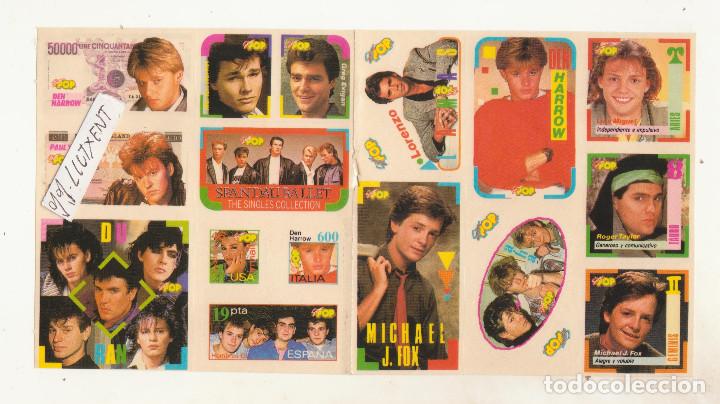Pegatinas de colecci&oacute;n: super pop lote pegatinas duran duran j fox  etc