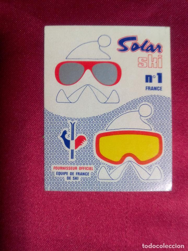 Pegatinas de colecci&oacute;n: PEGATINA. ADHESIVO. SOLAR SKI. N&ordm; 1. FRANCE. SIN PEGAR.