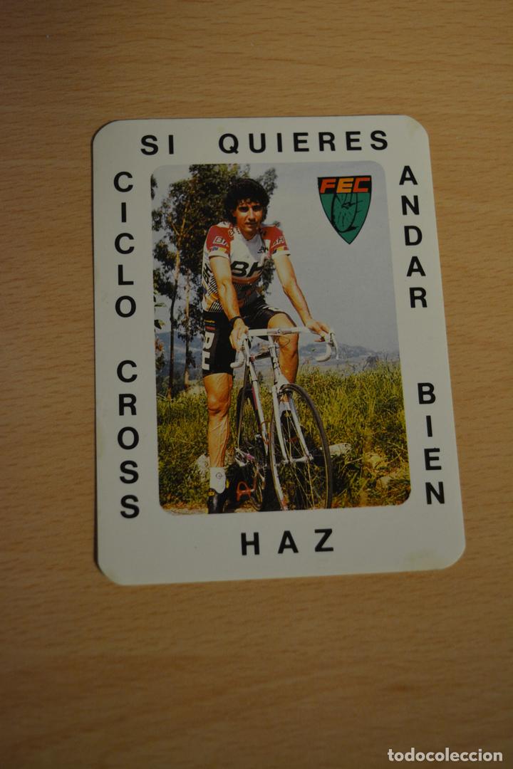 Pegatinas de colecci&oacute;n: PEGATINA FEDERACION ESPA&Ntilde;OLA CICLISMO,SI QUIERES ANDAR BIEN HAZ CICLO CROSS