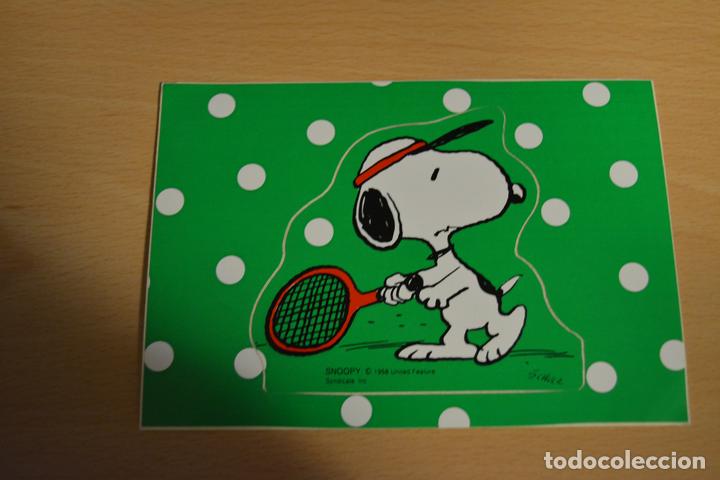 Pegatinas de colecci&oacute;n: POSTAL  DE SNOOPY