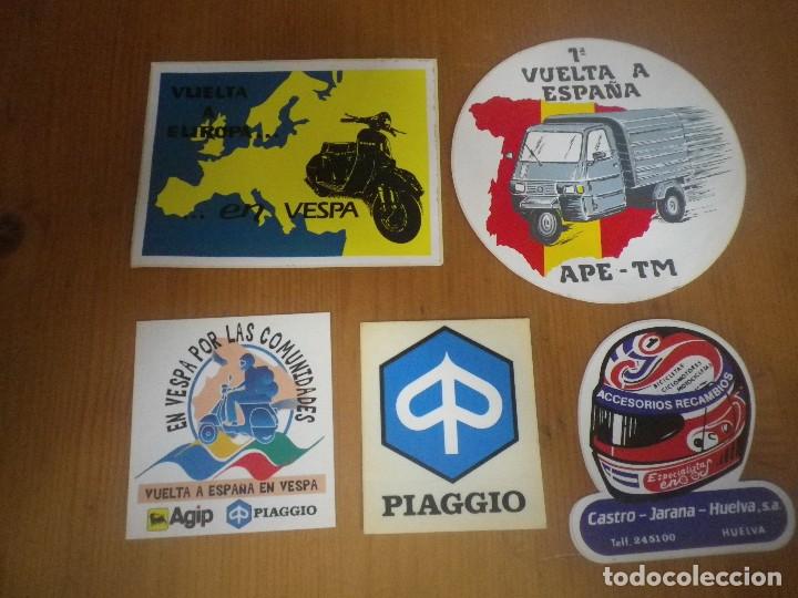 Pegatinas de colecci&oacute;n: 5 PEGATINAS DE VESPA