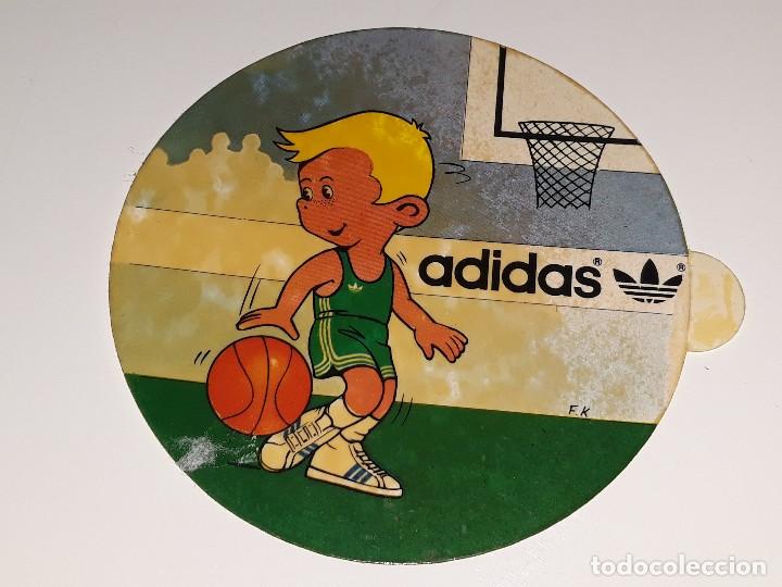 Pegatinas de colecci&oacute;n: ANTIGUA PEGATINA PUBLICIDAD ADIDAS BALONCESTO A&Ntilde;OS 80