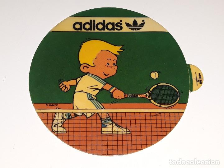 Pegatinas de colecci&oacute;n: ANTIGUA PEGATINA PUBLICIDAD ADIDAS TENIS A&Ntilde;OS 80