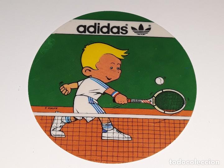 Pegatinas de colecci&oacute;n: ANTIGUA PEGATINA PUBLICIDAD ADIDAS TENIS A&Ntilde;OS 80 SIN PEGAR