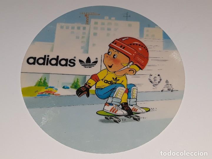 Pegatinas de colecci&oacute;n: ANTIGUA PEGATINA PUBLICIDAD ADIDAS  MONOPATIN SKATE SKATER A&Ntilde;OS 80 SIN PEGAR