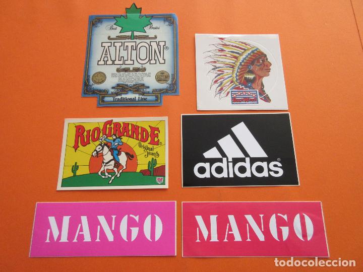Pegatinas de colecci&oacute;n: PEGATINAS - ADHESIVOS - ROPA DELAWARE ADIDAS RIO GRANDE ALTON JEANS MANGO