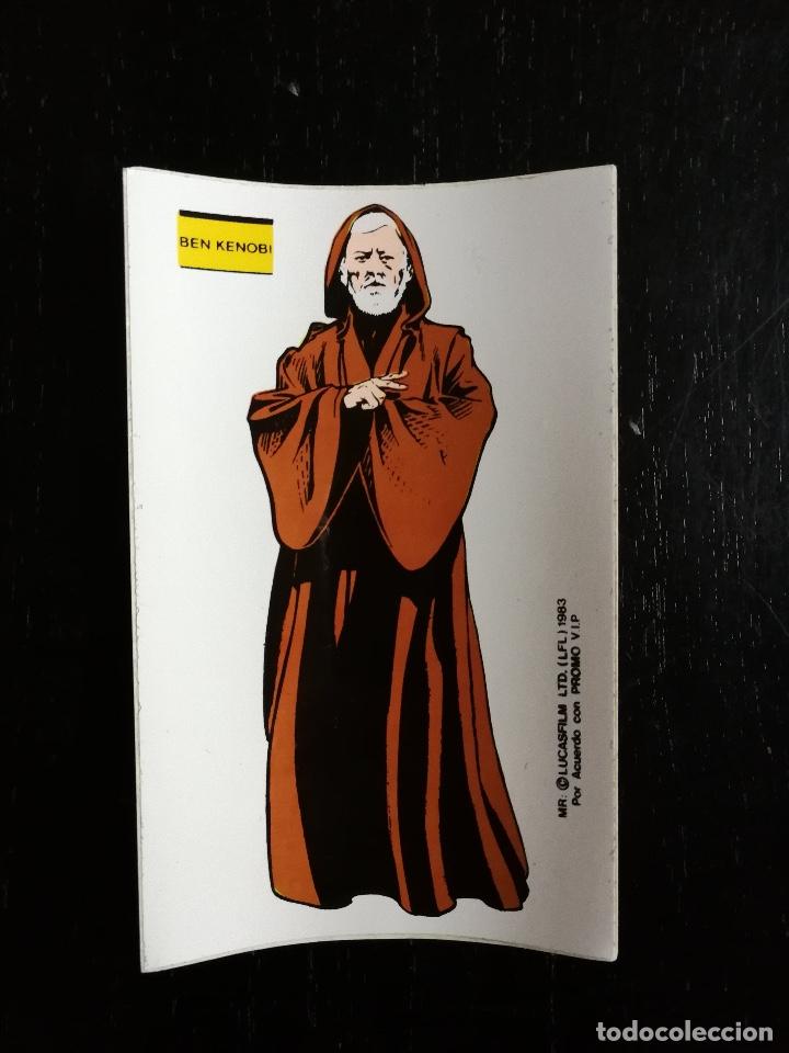Pegatinas de colecci&oacute;n: ANTIGUA PEGATINA DE BEN KENOBI - LUCASFILM 1983 - STAR WARS - ORIGINAL DE EPOCA A&Ntilde;O 83 - 12 X 7,5 C