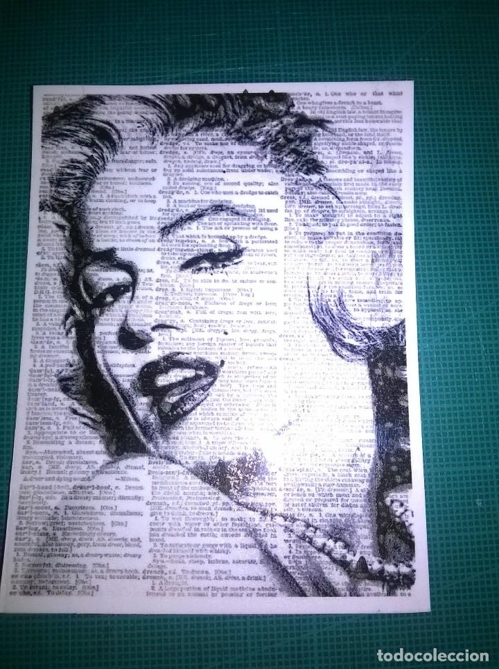 Pegatinas de colecci&oacute;n: Pegatina de Marilyn Monroe 9x13-mod2