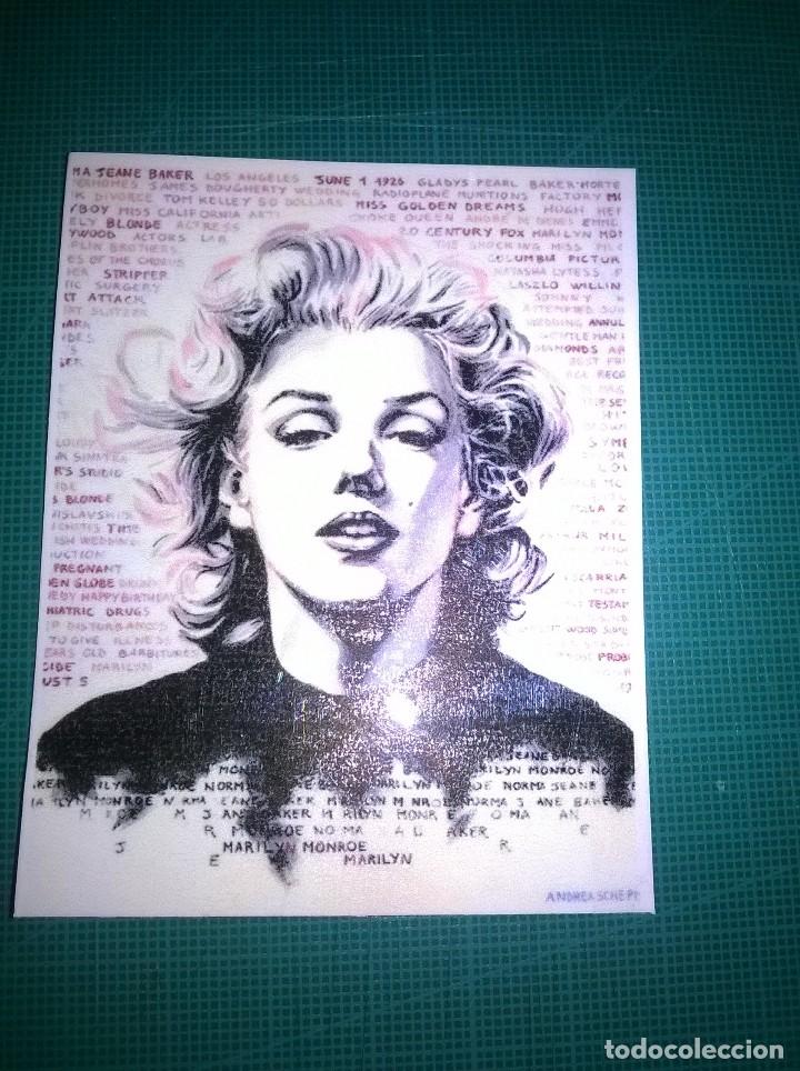 Pegatinas de colecci&oacute;n: Pegatina de Marilyn Monroe 9x13-mod3