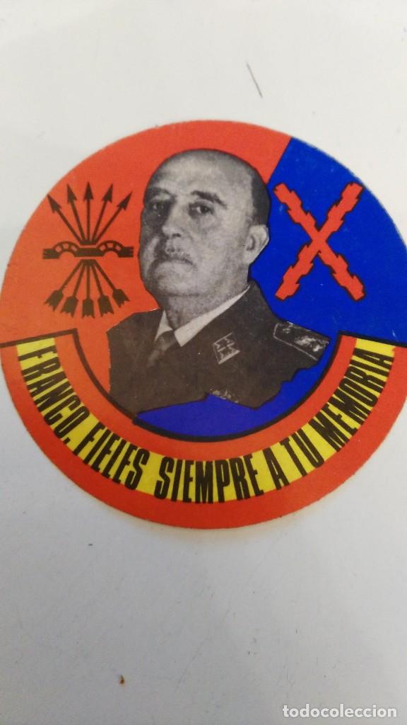 Pegatinas de colecci&oacute;n: pegatina politica - militar - franco, fieles siempre a tu memoria