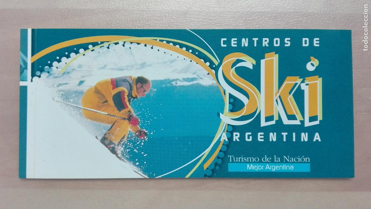 Pegatinas de colecci&oacute;n: PEGATINA ADHESIVO SKI ARGENTINA NUNCA PEGADA