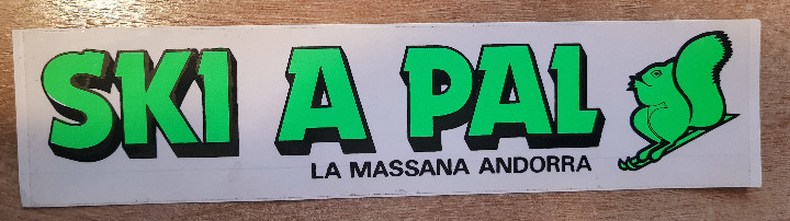 Pegatinas de colecci&oacute;n: PEGATINA - ADHESIVO - STICKER - SKI A PAL