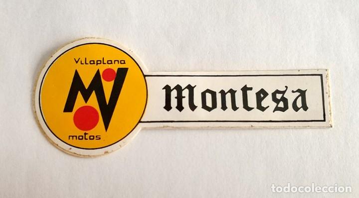 Pegatinas de colecci&oacute;n: antigua pegatina motos vilaplana montesa