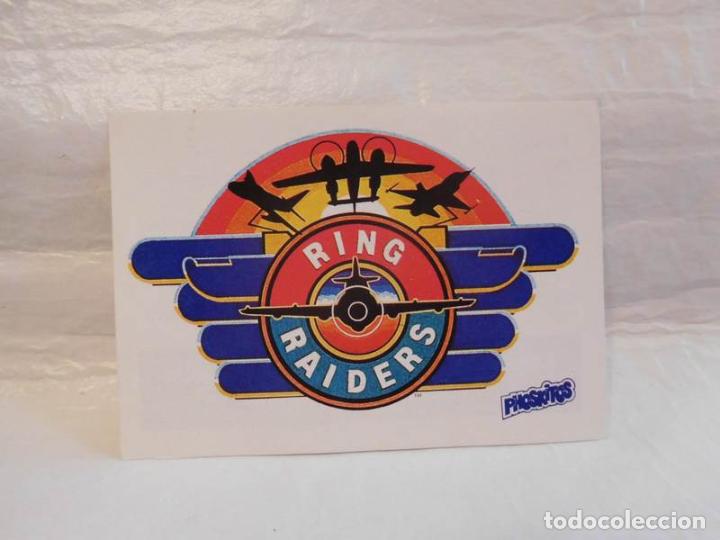 Pegatinas de colecci&oacute;n: Super Adhesivo Ring Raiders de Phoskitos. Regalo Promocional. Nuevo. 1991.