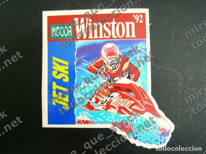 Pegatinas de colecci&oacute;n: PEGATINA WINSTON JET SKI INDOOR 1992