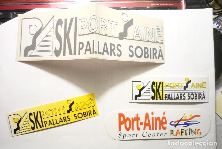 Pegatinas de colecci&oacute;n: LOTE PEGATINAS SKI PORT AINE