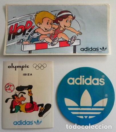 Pegatinas de colecci&oacute;n: LOTE DE PEGATINAS DE ADIDAS - LOGOTIPO LOGO PUBLICIDAD GOOFY F&Uacute;TBOL IBIZA DEPORTE PEGATINA ATLETISMO