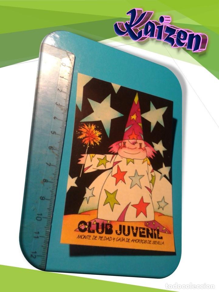 Pegatinas de colecci&oacute;n: PEGATINA. ADHESIVO. SIN PEGAR. A&Ntilde;OS 8O. CLUB JUVENIL. MONTE DE PIEDAD Y CAJA DE AHORROS DE SEVILLA