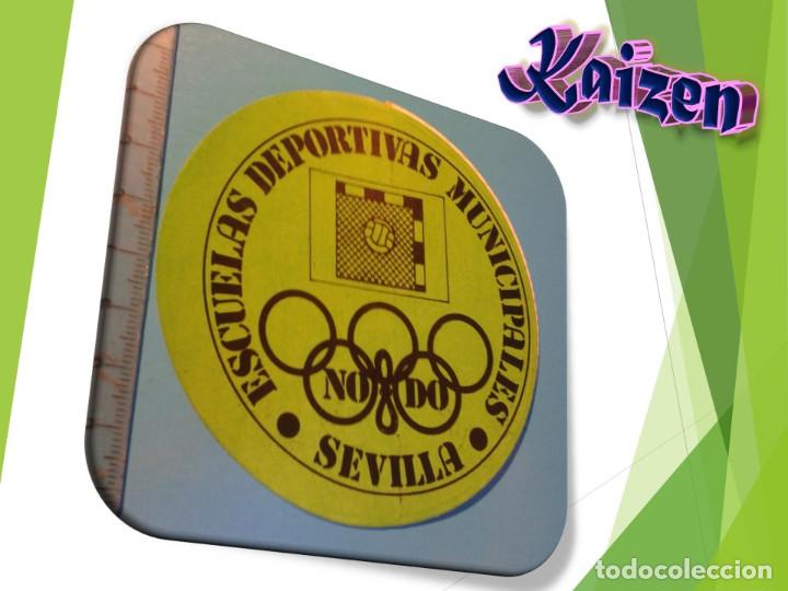 Pegatinas de colecci&oacute;n: PEGATINA. ADHESIVO. SIN PEGAR. A&Ntilde;OS 80. ESCUELAS DEPORTIVAS MUNICIPALES. SEVILLA