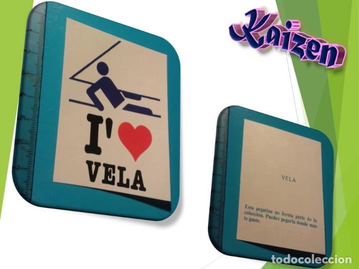 Pegatinas de colecci&oacute;n: PEGATINA. ADHESIVO. A&Ntilde;OS 80. YO AMO VELA