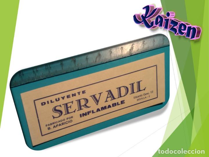 Pegatinas de colecci&oacute;n: PEGATINA. ADHESIVO. SIN PEGAR. A&Ntilde;OS 80. DISOLVENTE SERVADIL