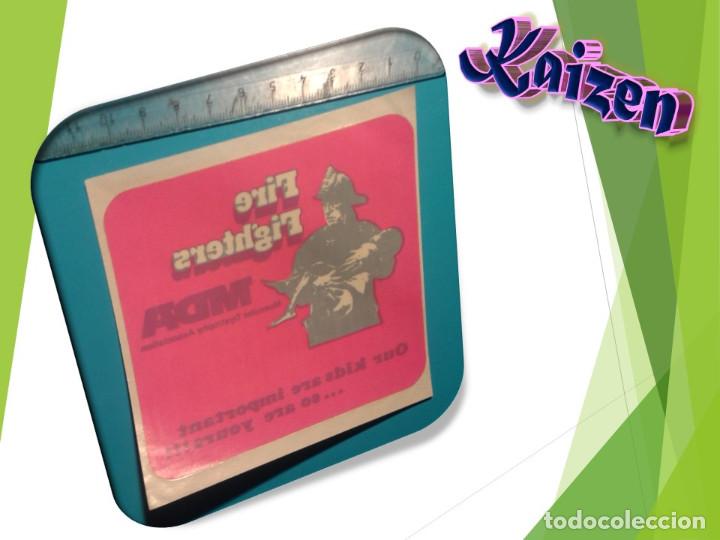 Pegatinas de colecci&oacute;n: PEGATINA. ADHESIVO. A&Ntilde;OS 80. MDA. FIRE FIGHTERS