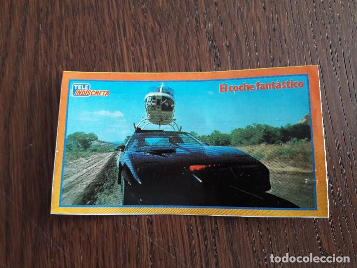 Pegatinas de colecci&oacute;n: pegatina de tele indiscreta de el coche fant&aacute;stico, a&ntilde;os 80.
