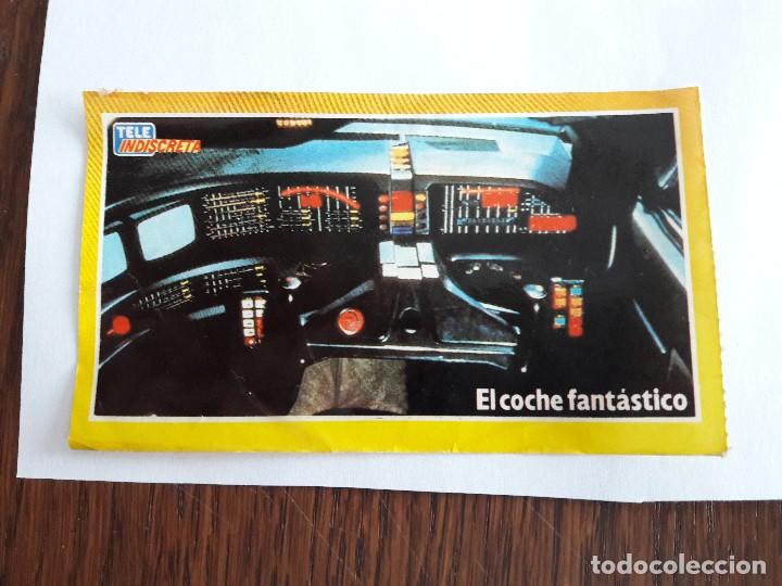 Pegatinas de colecci&oacute;n: pegatina de tele indiscreta de el coche fant&aacute;stico, a&ntilde;os 80.