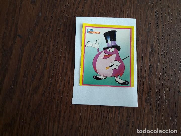 Pegatinas de colecci&oacute;n: pegatina de tele indiscreta de el chollo del 1-2-3, a&ntilde;os 80.