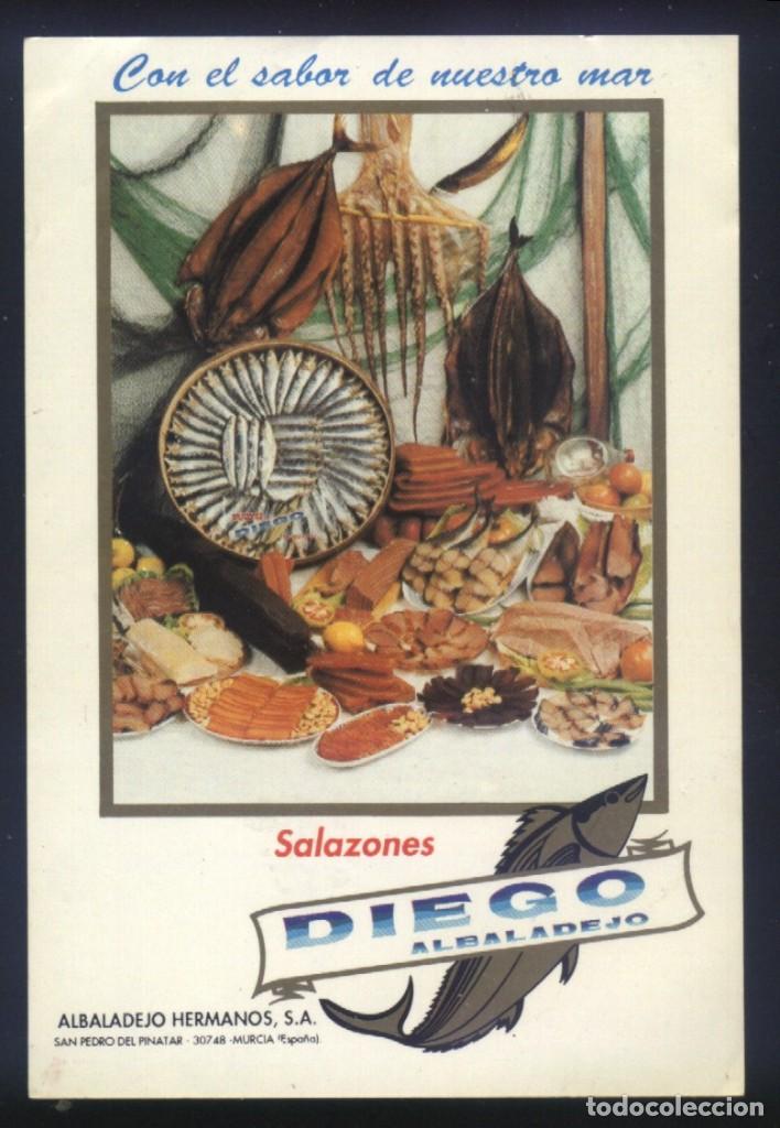 Pegatinas de colecci&oacute;n: MU-0696- SALAZONES DIEGO ALBADALEJO. SAN PEDRO DEL PINATAR (MURCIA).