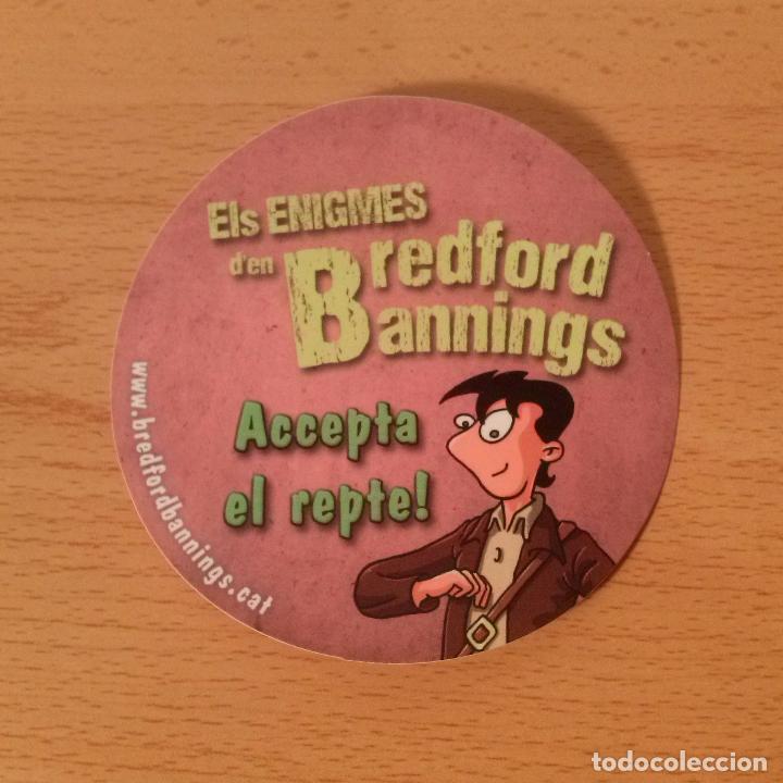 Pegatinas de colecci&oacute;n: Pegatina infantil/juvenil Merchandising libro Els enigmes d'en Bredford Bannings.