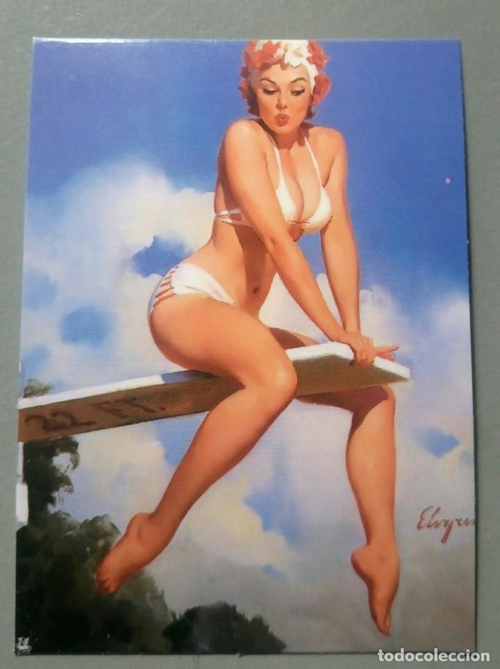 Pegatinas de colecci&oacute;n: pegatina chica pin up vintage
