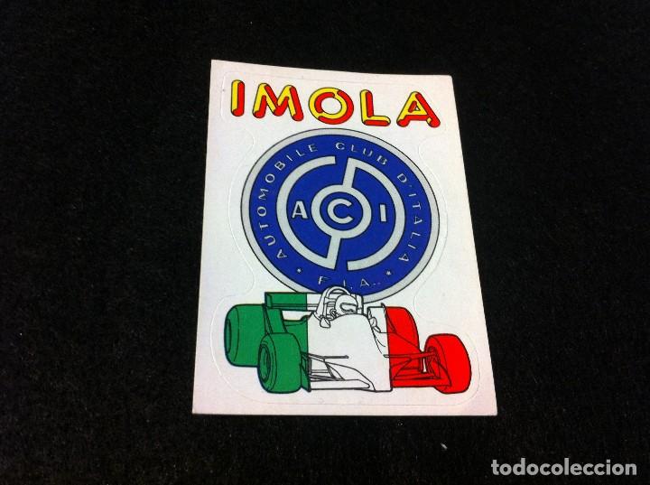 Adesivi di collezione: PEGATINA ADHESIVA (IMOLA. AUTOMOBILE CLUB D'ITALIA) 7,5 x 6cm