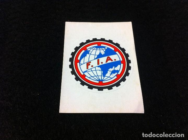 Adesivi di collezione: PEGATINA ADHESIVA (F.I.A.) 7,5 x 6cm