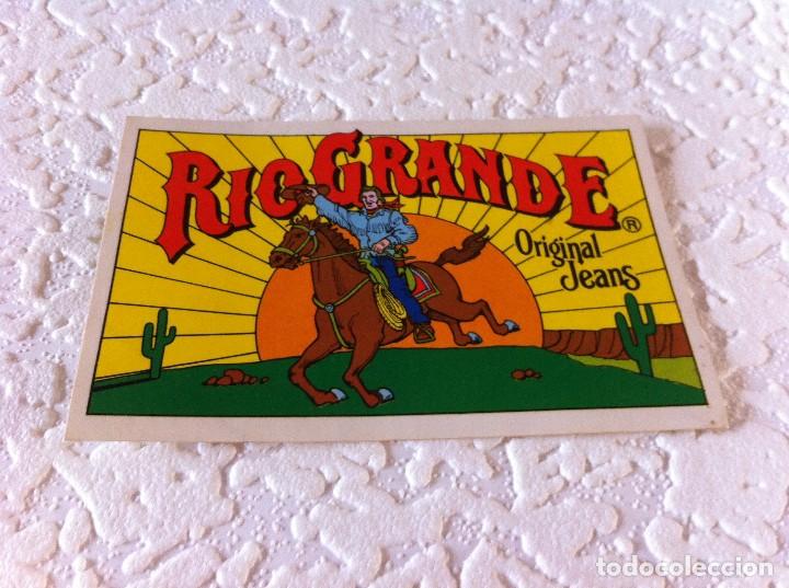 Adesivi di collezione: PEGATINA (RIO GRANDE) ORIGINAL JEANS.  MEDIDAS: 10 x 6,5cm