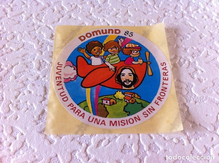Pegatinas de colecci&oacute;n: PEGATINA (DOMUND 85). MEDIDAS: 8 x 8cm