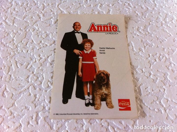 Adesivi di collezione: PEGATINA (ANNIE, LA PEL&Iacute;CULA) 1982. MEDIDAS: 12 x 8