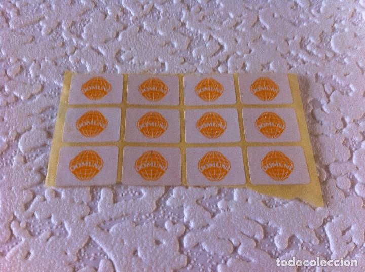 Pegatinas de colecci&oacute;n: 12 PEGATINAS (DOMUND)  MEDIDAS DE CADA PEGATINA: 1,5 x 1cm