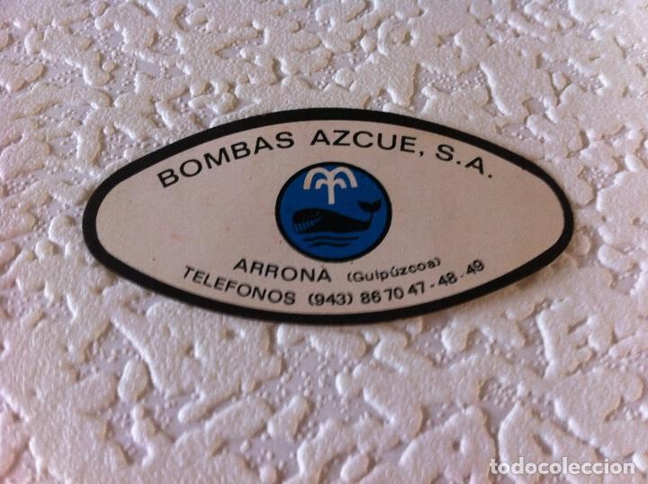 Adesivi di collezione: PEGATINA (BOMBAS AZCUE) ARRONA - GUIP&Uacute;ZCOA.  MEDIDAS: 8 x 4cm.