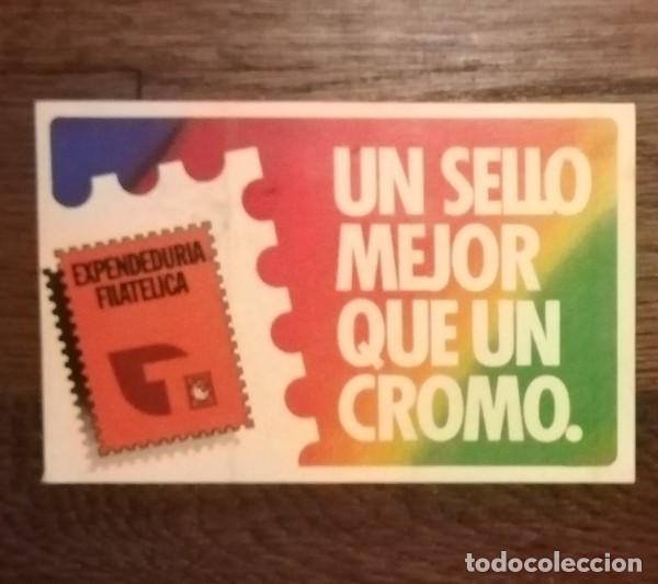 Pegatinas de colecci&oacute;n: ADHESIVO EXPENDEDURIA FILATELICA UN SELLO MEJOR QUE UN CROMO PEGATINA 12CMS.