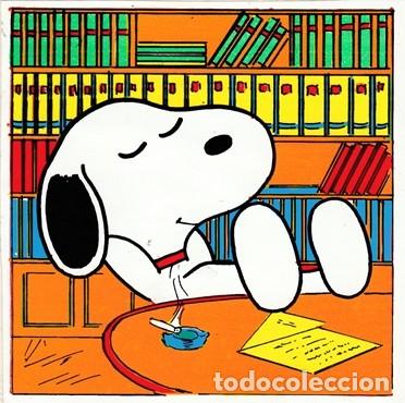 Pegatinas de colecci&oacute;n: ADHESIVO - PEGATINA - DIBUJO - SNOOPY -  10,5  x 10,5 cm APROXIMADAMENT