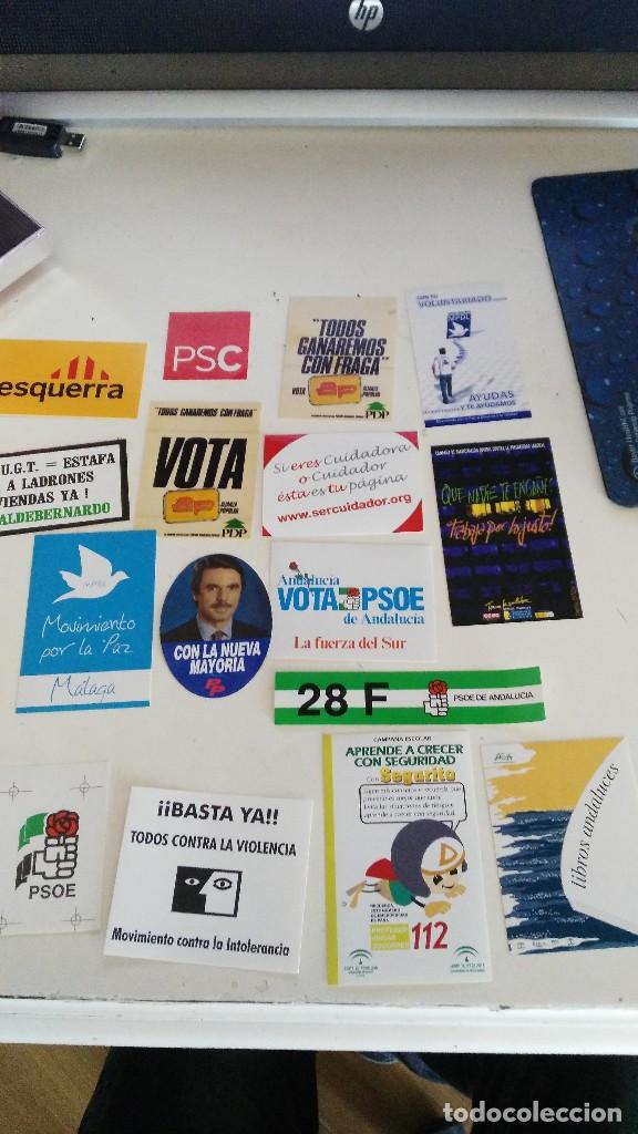 Pegatinas de colecci&oacute;n: pegatinas politicas-pegatina politica - aznar -psoe-pp-u.g.t. - etc -