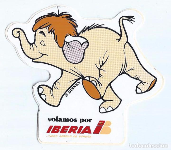 Pegatinas de colecci&oacute;n: Volamos por iberia - El libro de la selva - Disney - Iberia