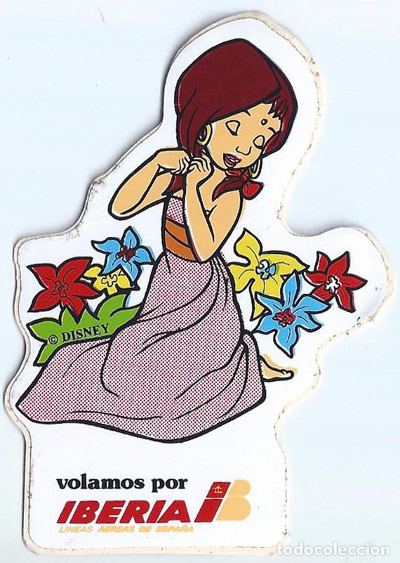 Pegatinas de colecci&oacute;n: Volamos por iberia - El libro de la selva - Disney - Iberia