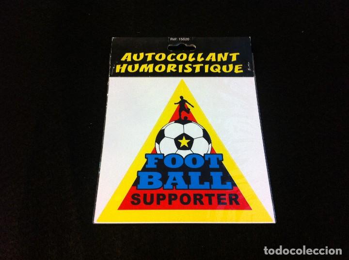 Adesivi di collezione: PEGATINA HUMOR&Iacute;STICA PARA COCHE. STICKERS. AUTOCOLLANT HUMORISTIQUE.(FOOTBALL) NUEVO