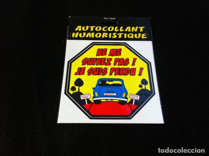 Pegatinas de colecci&oacute;n: PEGATINA HUMOR&Iacute;STICA PARA COCHE. STICKERS. AUTOCOLLANT HUMORISTIQUE.  NUEVO