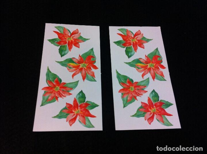 Adesivi di collezione: PEGATINAS DE FLORES (8 FLORES) MEDIDAS DEL CART&Oacute;N: 20,5 x 10,5cm.