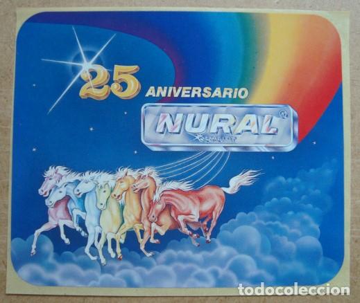 Pegatinas de colecci&oacute;n: Pegatina adhesivo, pegamento nural - 25 aniversario - 11 x 9 cm.