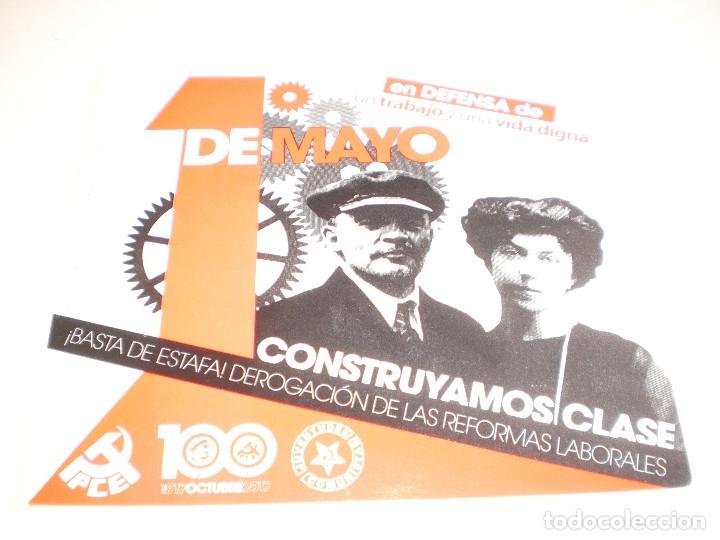 Autocollants de collection: PEGATINA, PEGATINAS. adhesivo. adhesivos. pce 100 aniversario revoluci&oacute;n rusa 1&ordm; mayo 2017